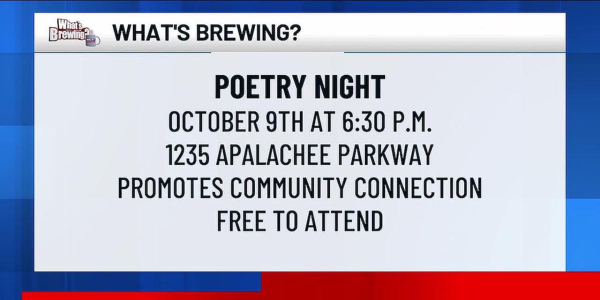 What’s Brewing - Poetry Night at Community Co-op Market