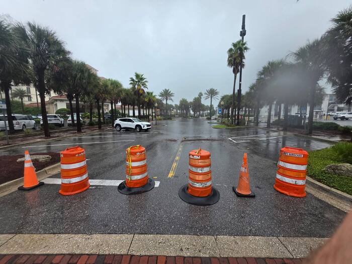 Atlantic Blvd closed from East Coast Drive to oceanfront due to standing water