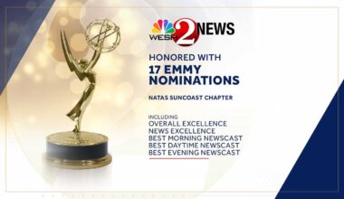 WESH 2 honored with 17 Suncoast Emmy nominations