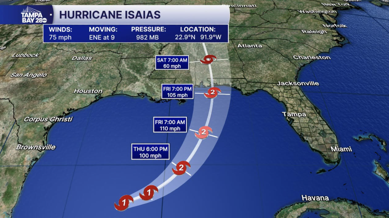HurricaNE ISAIAS 1139PM OCT 7