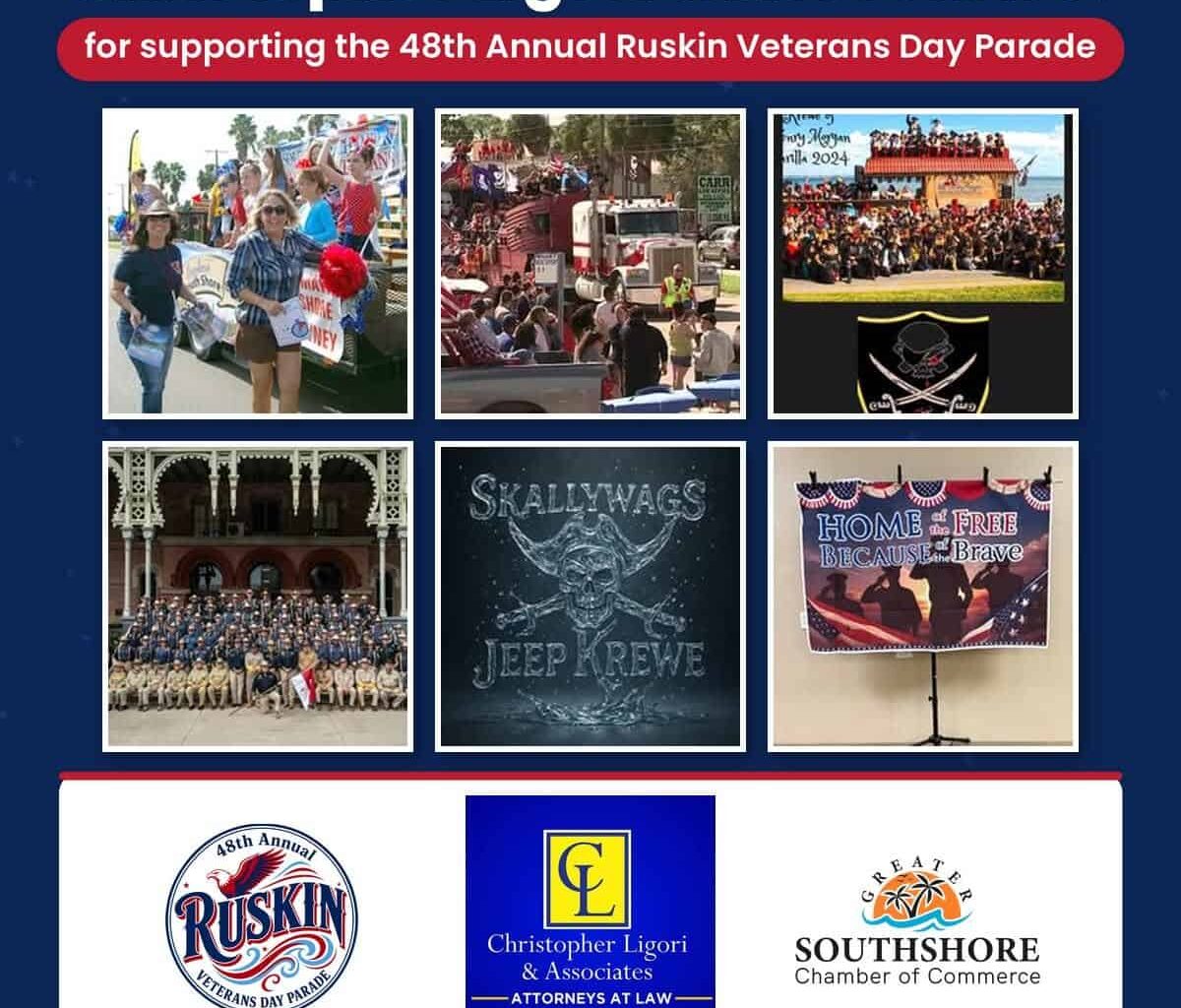 Community Brings 48th Annual Ruskin Veterans Day Parade Back