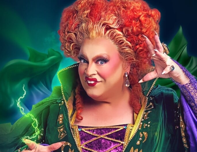 Ginger Minj brings some Halloween hocus-pocus home