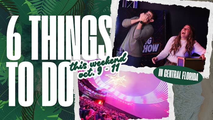 6️⃣ Things to do in Orlando this weekend (Oct. 9-11)