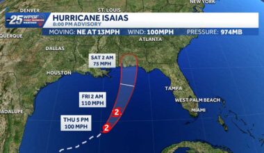 Hurricane Isaias intensifies as Gulf Coast prepares