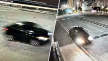 Miami Police are searching for a vehicle believed to be involved in a fatal hit-and-run of a man on a scooter on Oct. 6 2026.