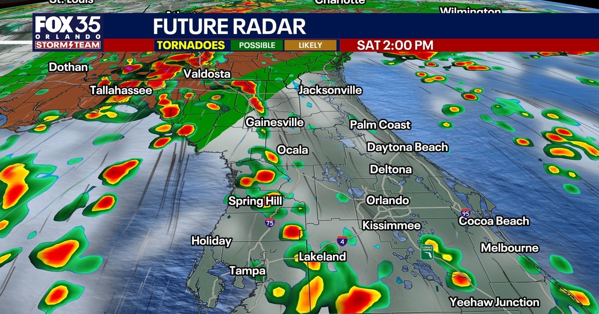Orlando weather: Stormy weekend before drier weather returns to Central Florida