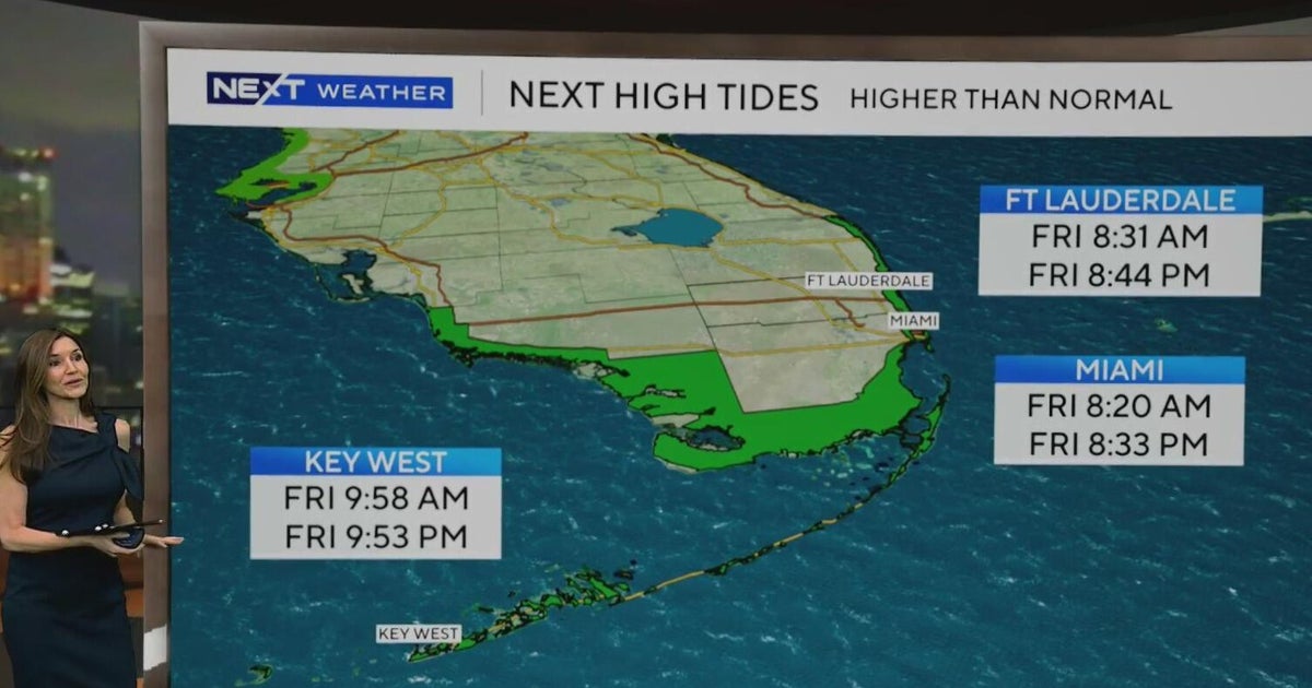 King tide flooding in South Florida possible Friday but rain chances remain lower