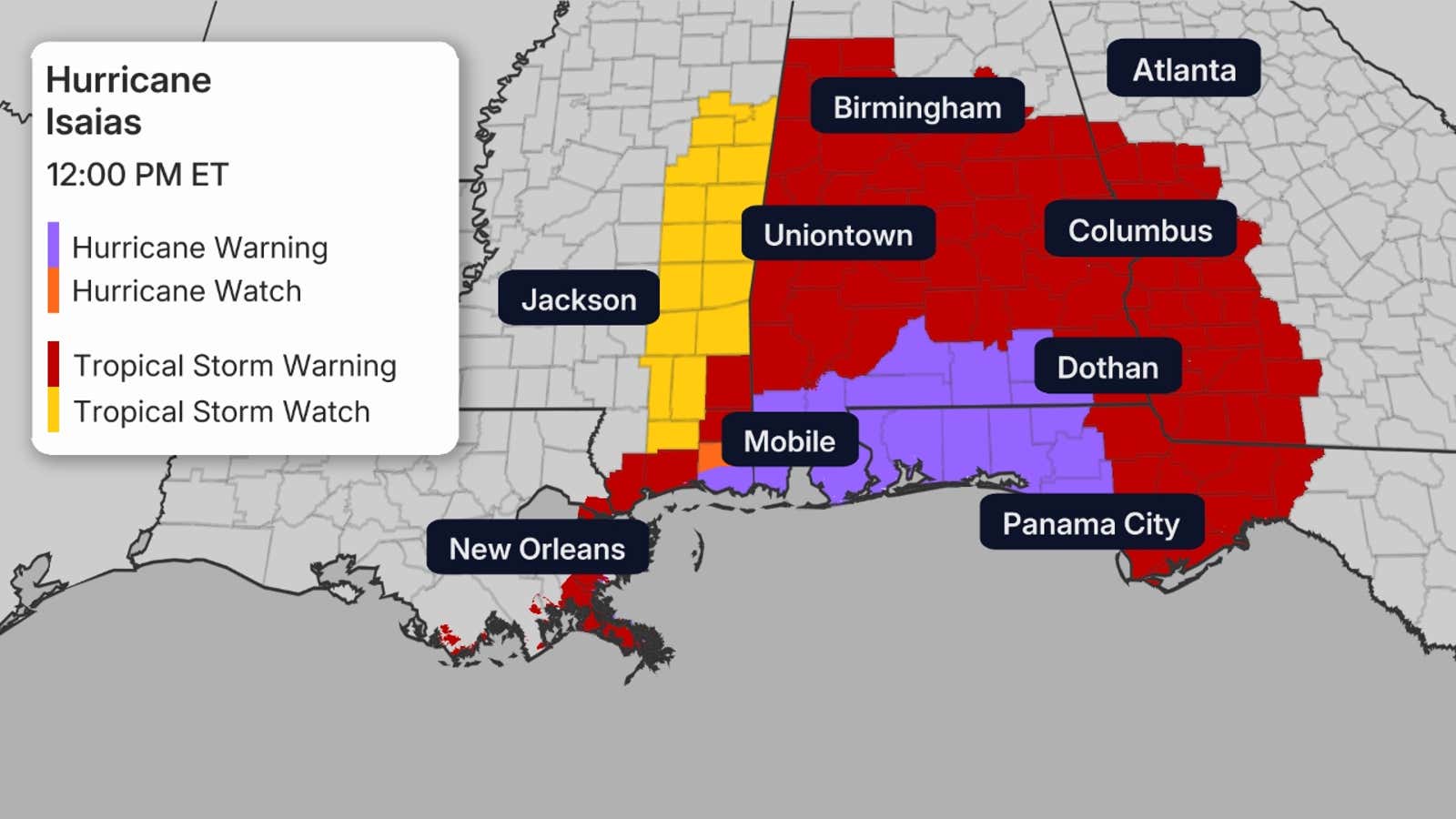 Atlantic Storm 1 Watches Warnings 1