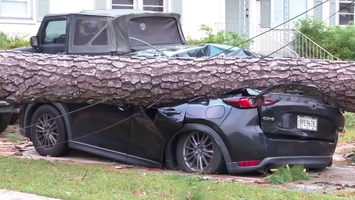 First look at damage after Hurricane Isaias makes Florida landfall
