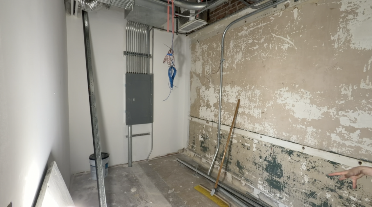 Soon to be the Harris Archive Room inside the Tampa Theatre