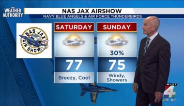 Jacksonville records more than 16 inches at Craig Airport, topping 2007 October record