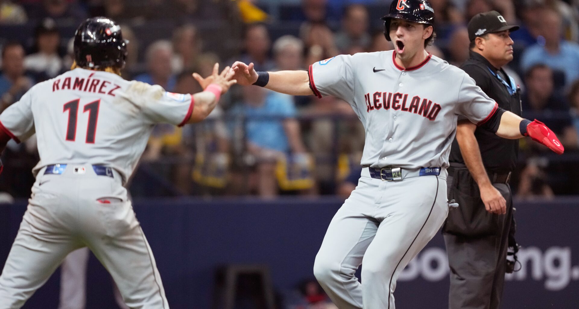 Cleveland Guardians beat Tampa Bay Rays in ALCS Game 1