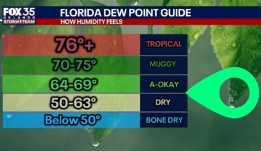 Orlando weather: Mostly dry, pleasant weather for Central Florida