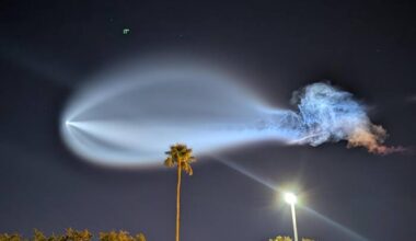 SpaceX launch creates jellyfish-shaped cloud over Northeast Florida, Southeast Georgia