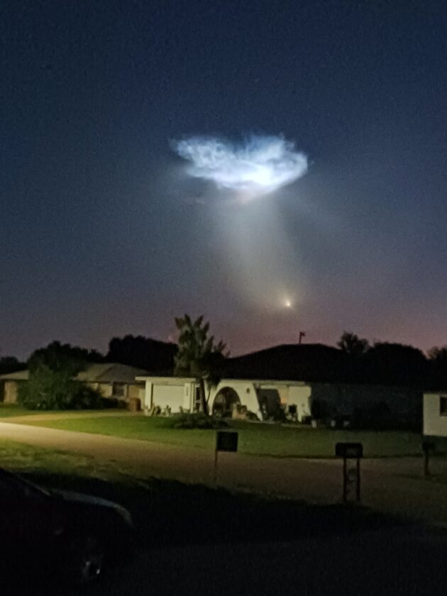 Area residents share photos of this morning’s ‘jellyfish cloud’