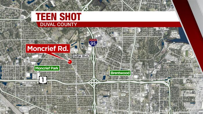 Teen shot in Moncrief; suspect remains unidentified: JSO