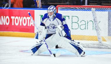 Lightning re-assign G Mads Sogaard to AHL Syracuse