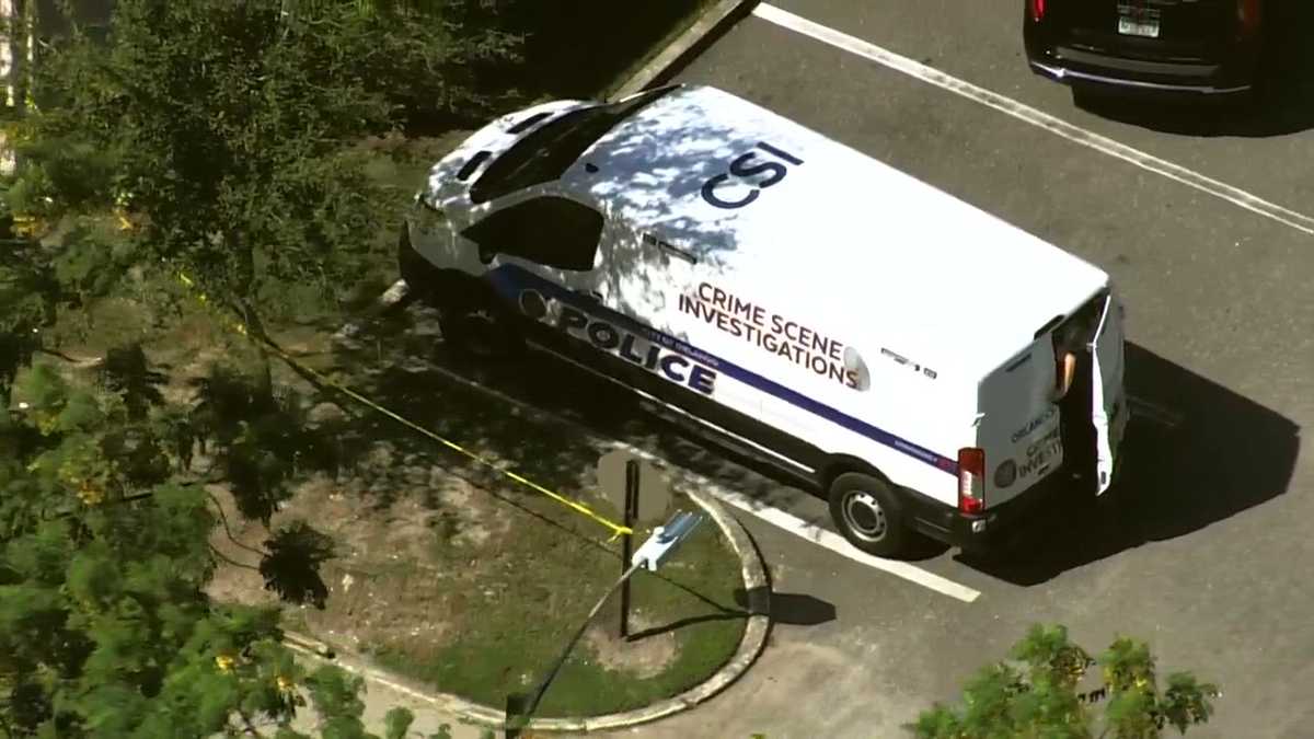 Crime scene tape surrounds Orlando apartment complex