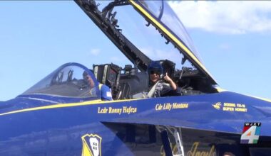 News4JAX reporter Andrea Snody gets once-in-a-lifetime ride in Blue Angels cockpit