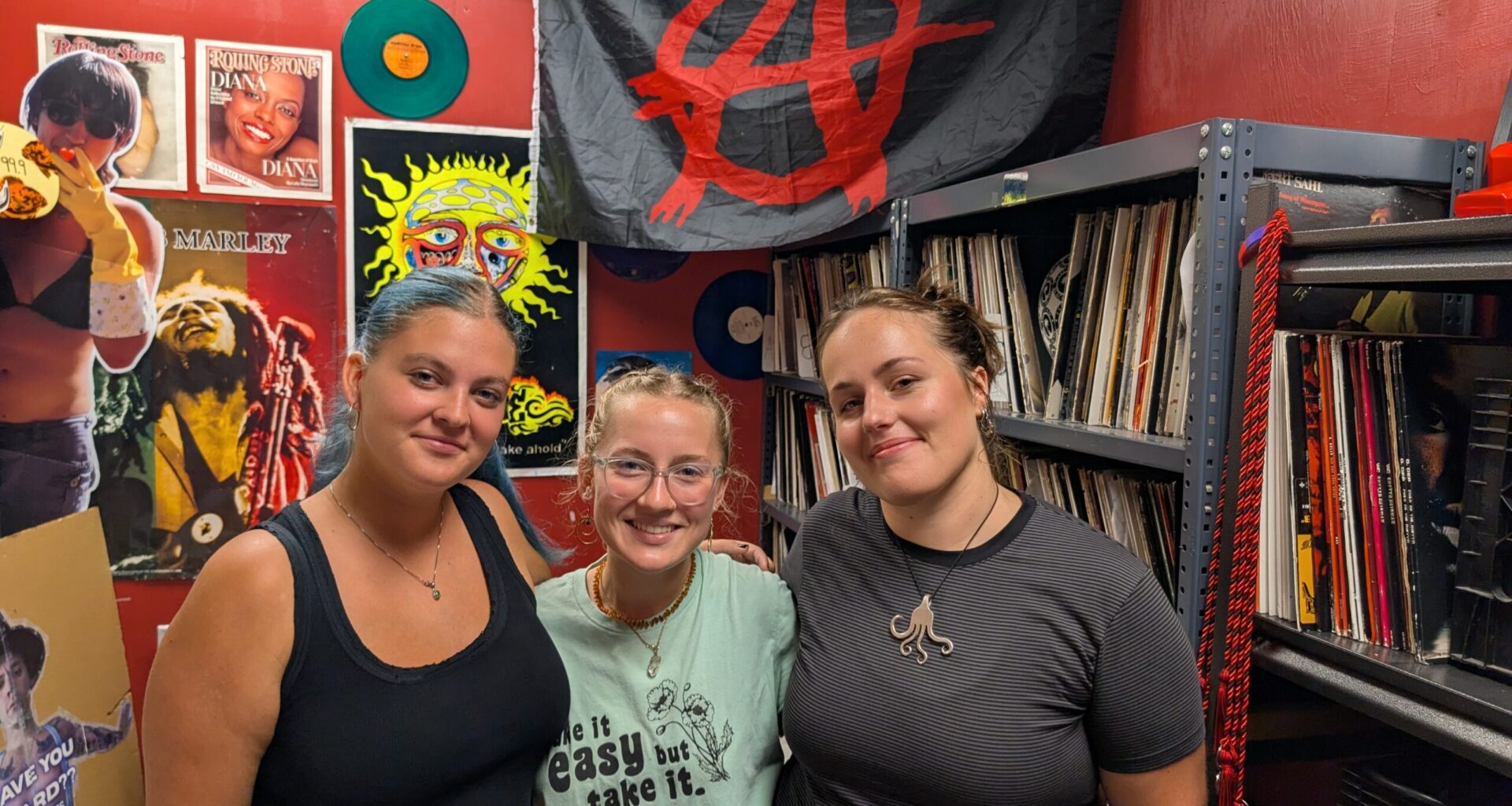 WECX college radio djs Taj Bergen Vivian