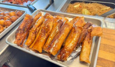 Lumpia is one of many authentic dishes served at Lola