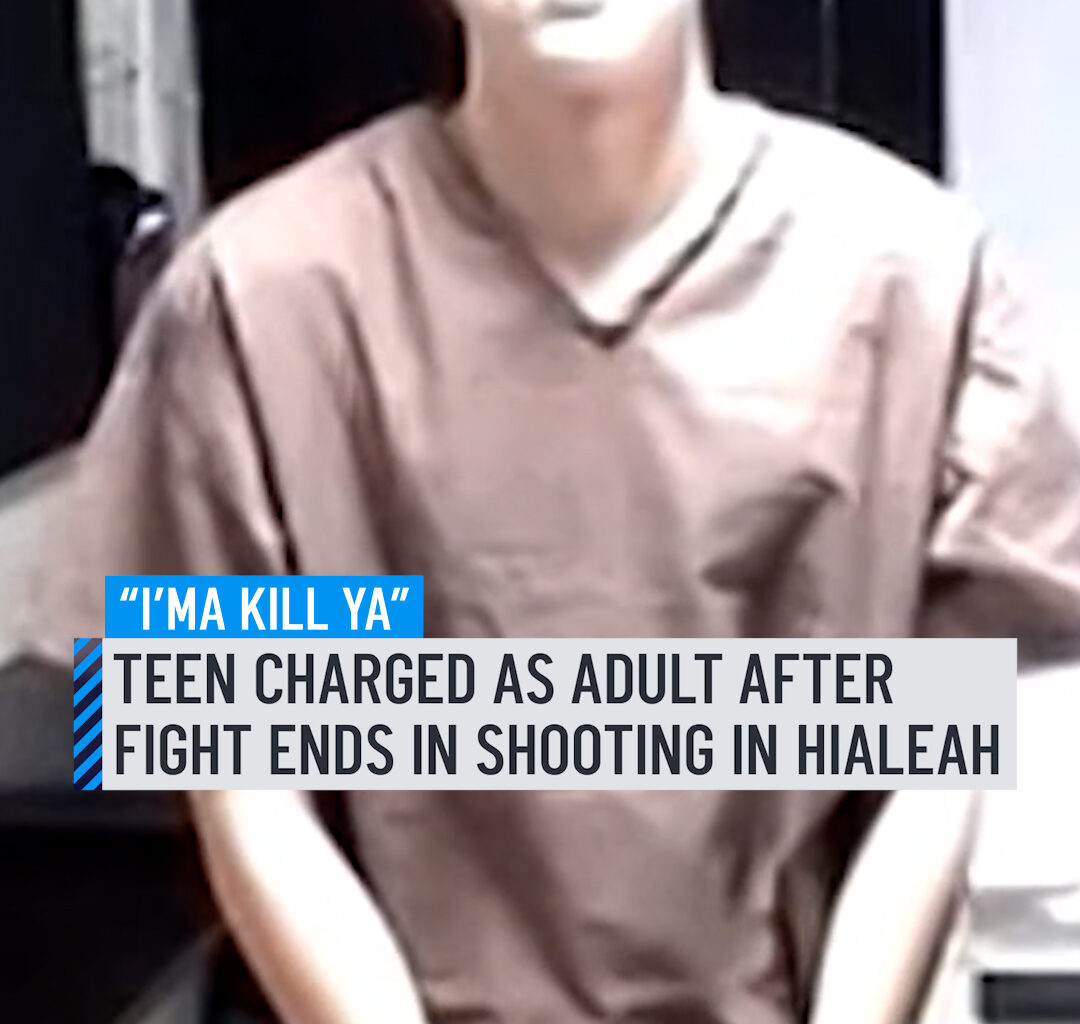 A 17-year-old is now being charged as an adult in connection with a shooting at an apartment complex in Hialeah last month that prompted a massive police response, records show. Michael Isaac Delgado, 17, was booked into the Metro West Detention Center on Tuesday to face adult charges that include one count of attempted second-degree murder, one count of shooting a deadly missile and two misdemeanors, records show. A second suspect, also 17, had been arrested in the incident but it's unknown whether he's being charged as an adult. #adult #teen #hialeah #charge