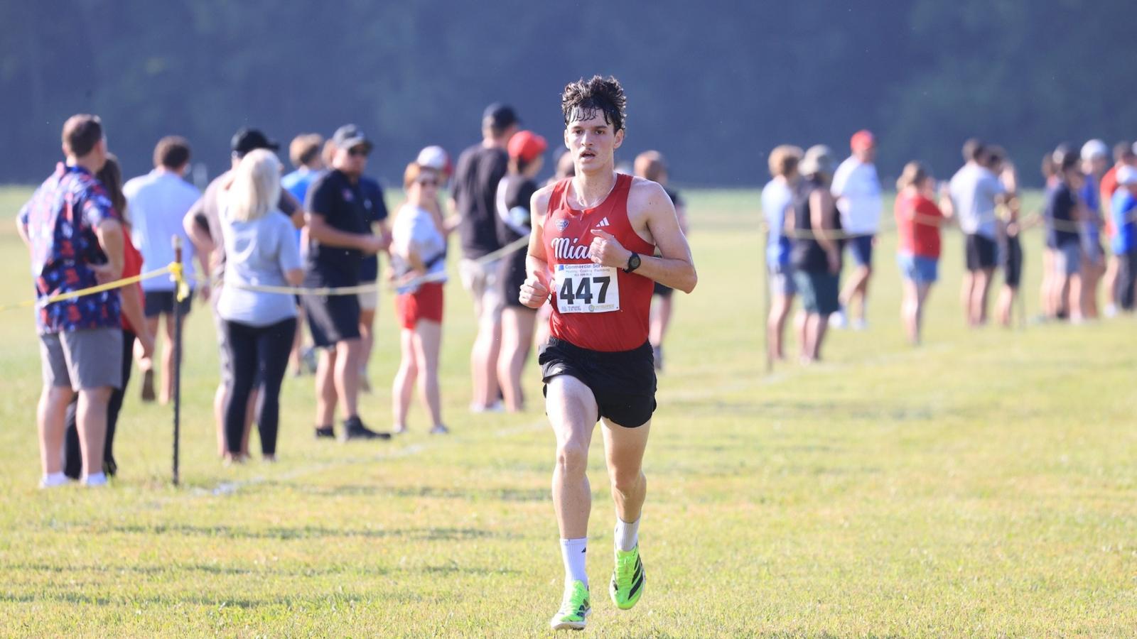 Dick and Mekideche lead RedHawks at Pre-Nationals Invitational