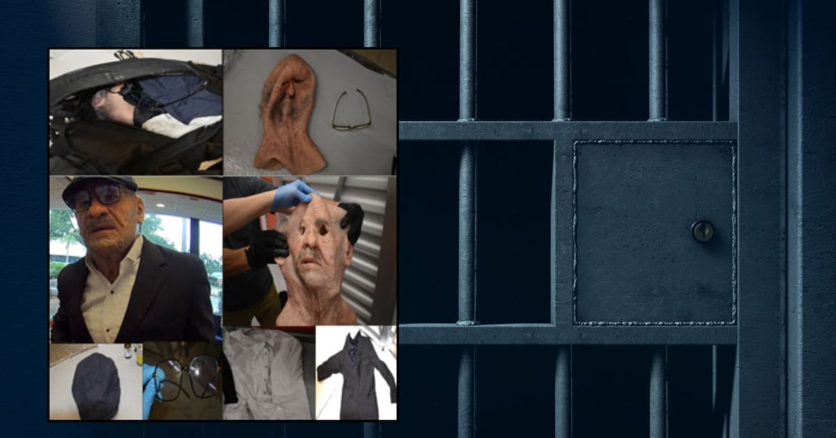 Bank robber David Sartin Jr. accused of using old-man mask