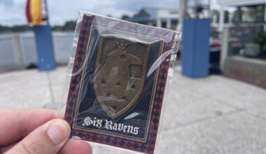Six Ravens Grand Opening Pin