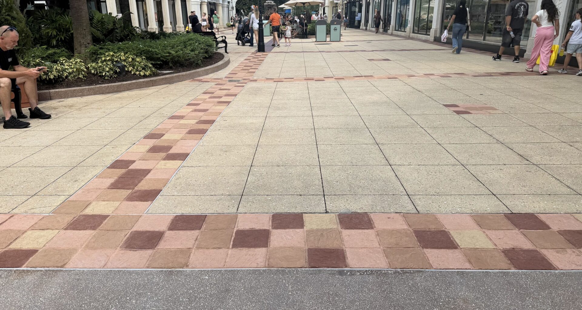 Disney Springs Concrete Tile Replacements
