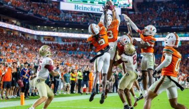 Bryce Fitzgerald interception caps Hurricanes win vs FSU