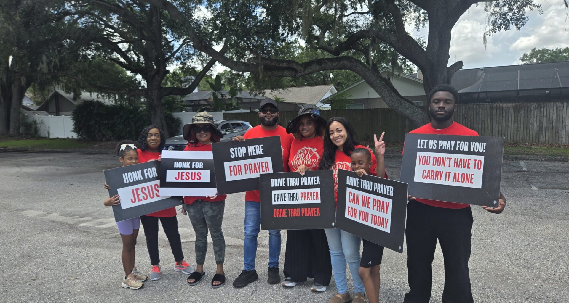 Local Church Offers Drive By Prayer Service To Help Restore Faith In The Community