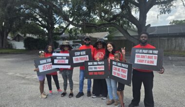 Local Church Offers Drive By Prayer Service To Help Restore Faith In The Community