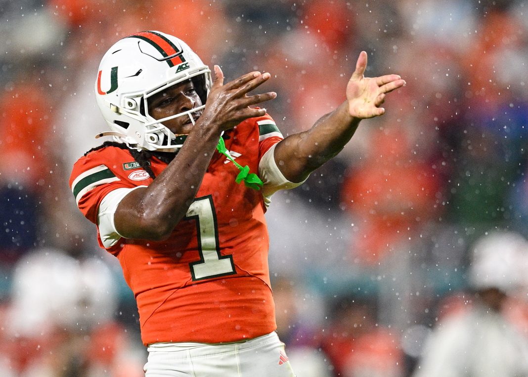 Hurricanes among six undefeated teams in college football
