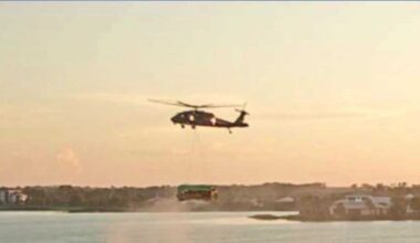 Black Hawk Carries School Bus Over Florida Town: Here’s Why