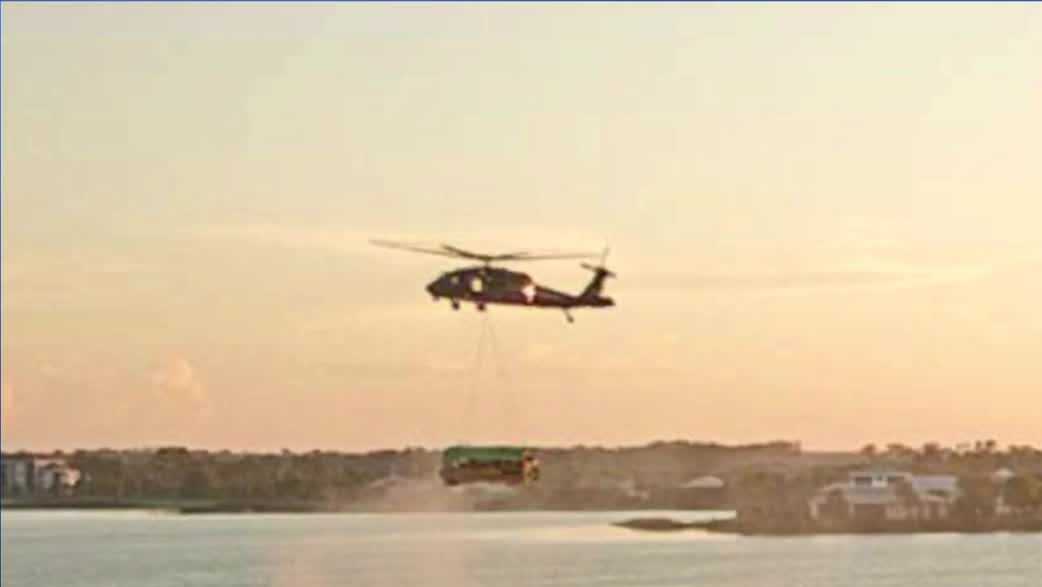 Black Hawk Carries School Bus Over Florida Town: Here’s Why