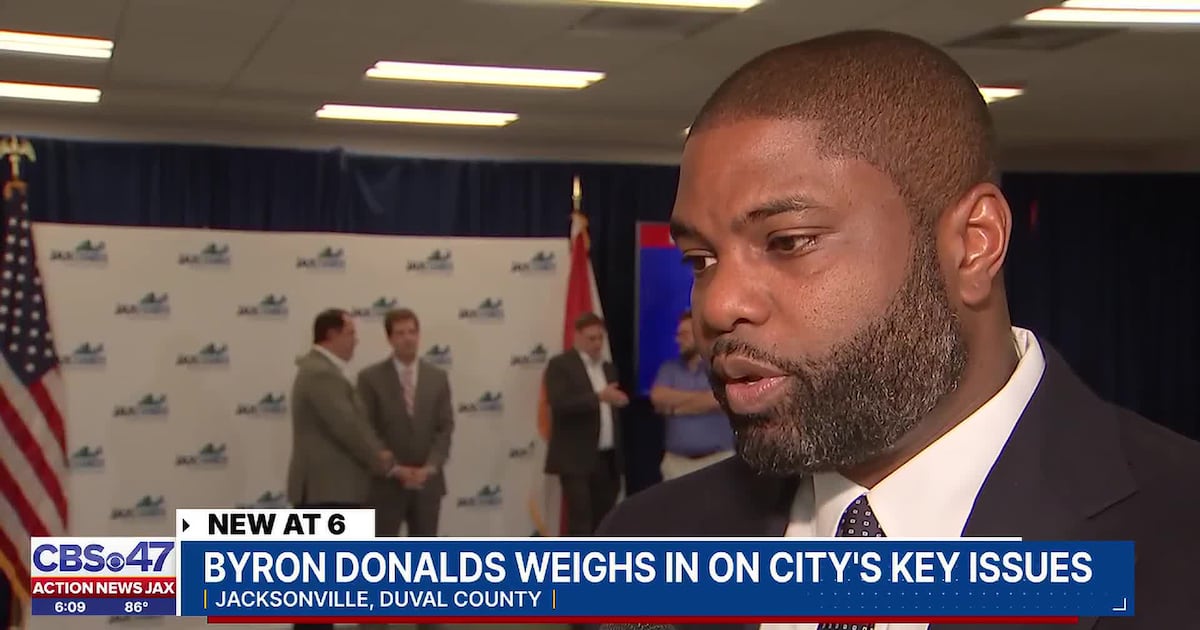 Byron Donalds weighs in on housing, JTA finances, and Amendment 3 during Jacksonville stop – Action News Jax