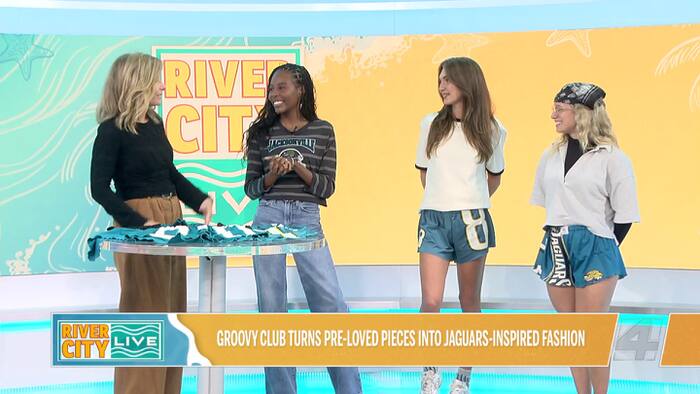 Groovy Club turns pre-loved pieces into Jaguars-inspired fashion