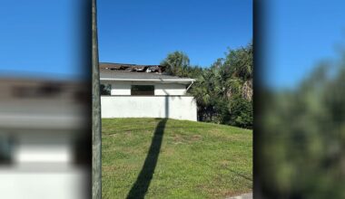 Ruskin US-41 crash: Woman seriously injured after vehicle lands on building