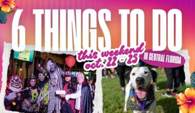 6️⃣Things to Do in Central Florida this weekend (Oct. 24-25, 2026)