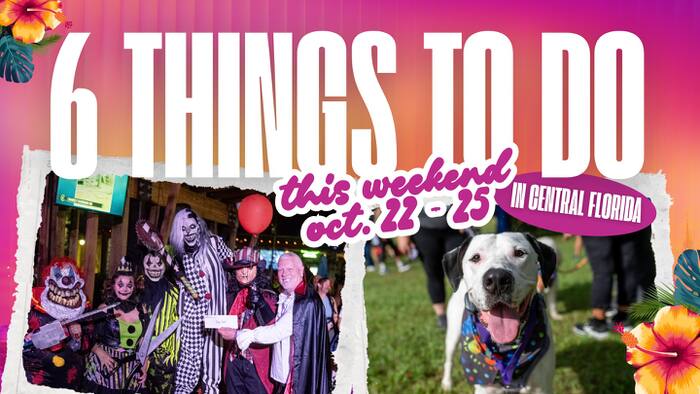 6️⃣Things to Do in Central Florida this weekend (Oct. 24-25, 2026)