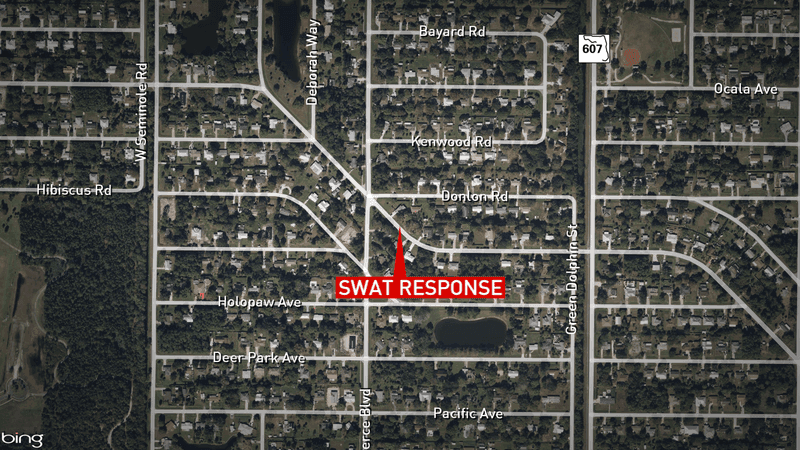 A SWAT situation is unfolding as deputies respond to a reported domestic battery in Fort Pierce's Lakewood Park neighborhood. (WPEC)