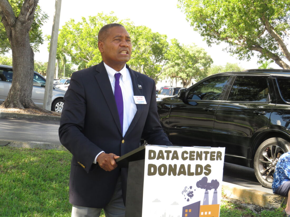 Dems denounce Donalds for data center dollars