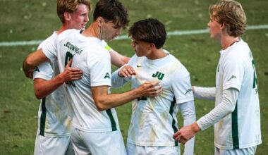 Waters’ Two Goals Lift Dolphins to Comeback Win Over Mercer