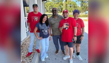 Panthers fans make 100-mile trek from Port St. Lucie to cheer on their team