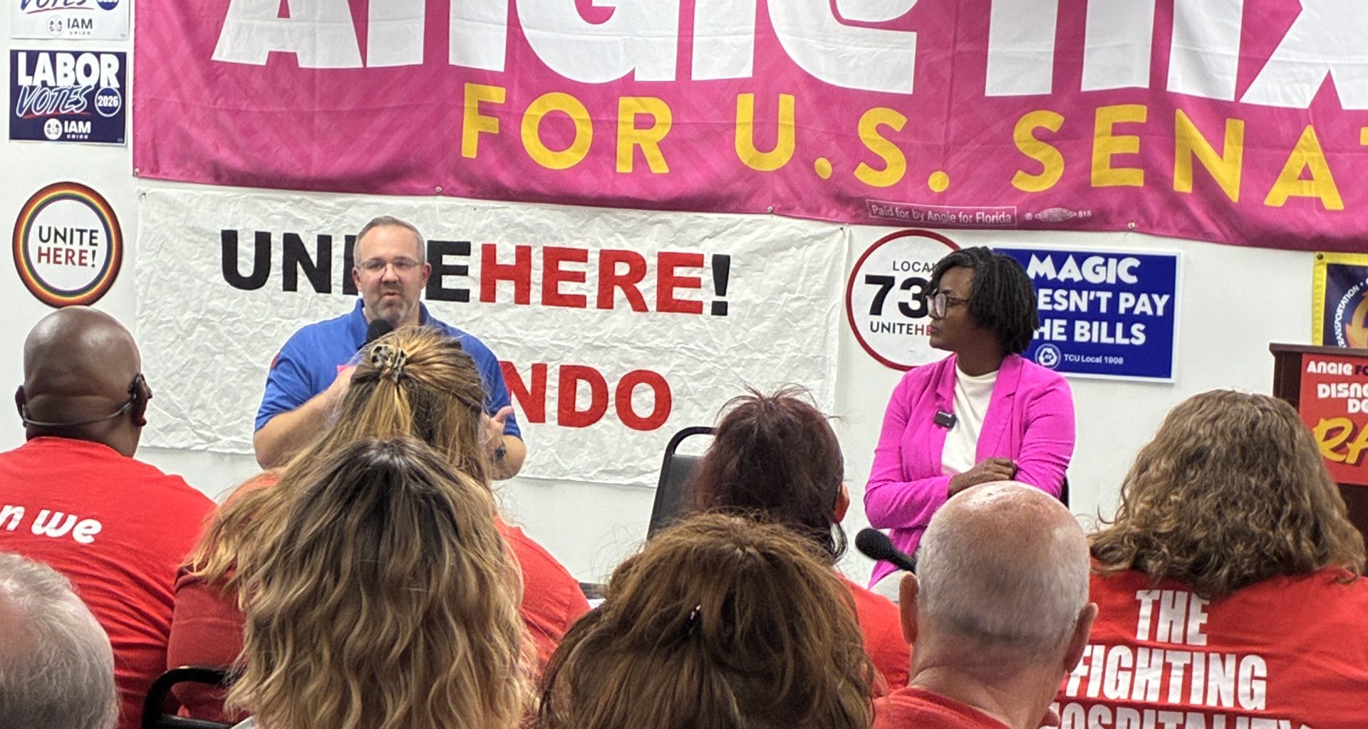 Angie Nixon holds town hall with Disney World workers