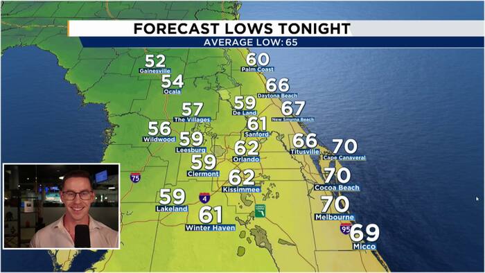 Wednesday evening forecast