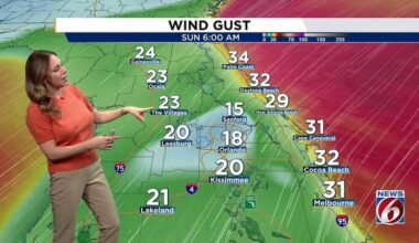 Strong winds and rough surf set to return to Central Florida this weekend