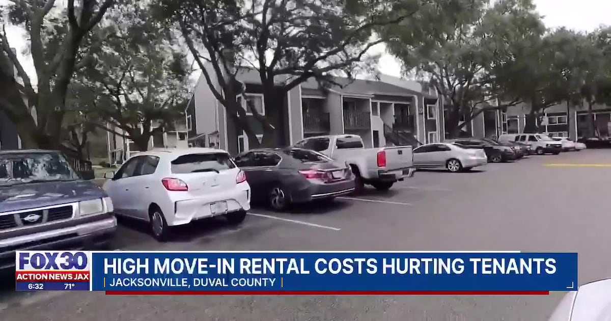 Jacksonville ranks 14th most financially stressful U.S. city for renters to move to, analysis finds