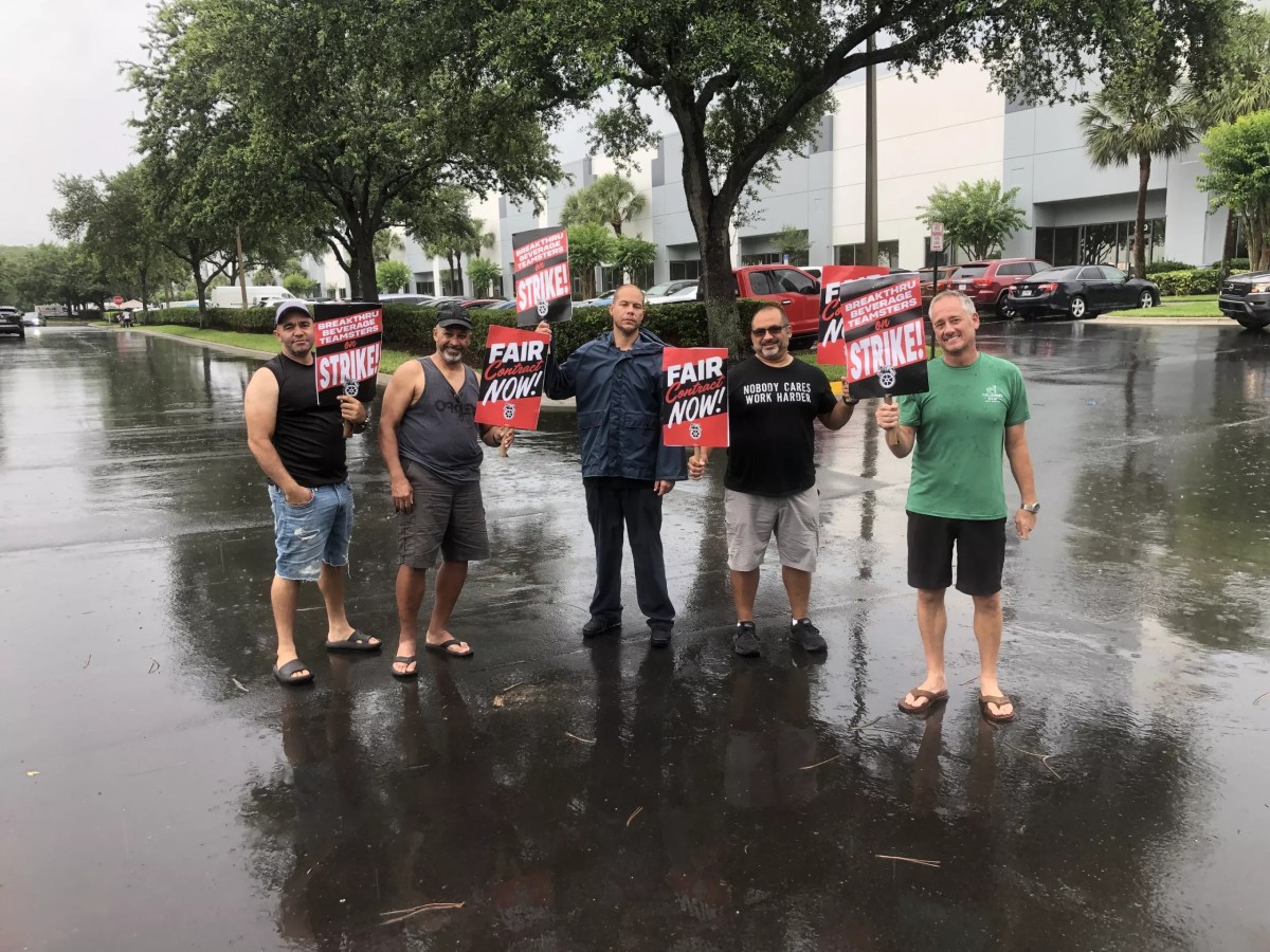 Breakthru Beverage delivery drivers in Orlando beat union-busting effort